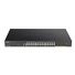 D-Link DGS-1250-28XMP 28-portový gigabitový inteligentný PoE switch, 24x GbE PoE+, 4x SFP+, PoE 370W