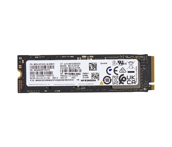 HP 512GB PCI-e 3x4 NVMe M.2 SSDS