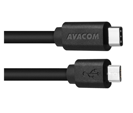 Dátový a nabíjací kábel USB Type-C na USB Type-C, 100 cm, čierny