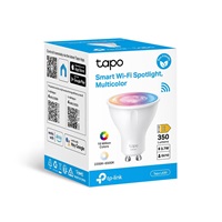 TP-Link Tapo L630 chytrá WiFi stmívatelná LED žárovka (barevná,2200K-6500K,350lm,2,4GHz,GU10)
