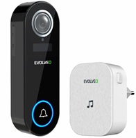 EVOLVEO Ringo DB2 - bezdrátový chytrý videozvonek + zvonek do zásuvky