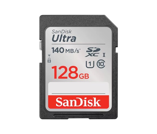 SanDisk SDXC karta Ultra 128GB (140MB/s)