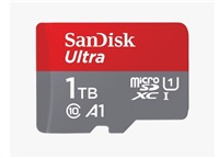 SanDisk Micro SDXC karta 1TB Ultra (150 MB/s, A1 Class 10 UHS-I) + adaptér