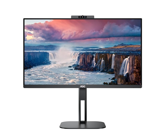 AOC MT IPS LCD  WLED 23,8" 24V5CW/BK -  IPS panel, 1920x1080, HDMI, DP, USB, USB-C, repro, pivot, webcam