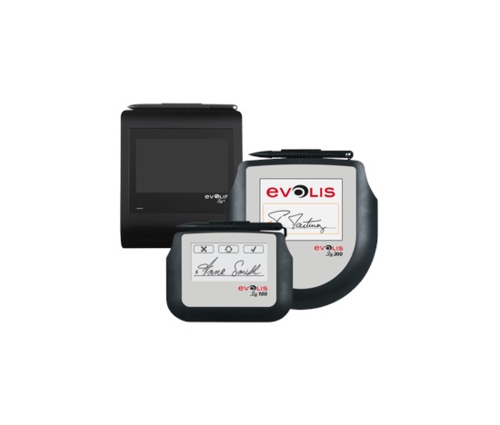 Evolis Sig100, 10.5 cm (4''), display