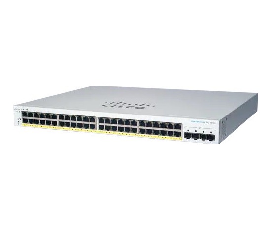 Cisco switch CBS220-48P-4G (48xGbE,4xSFP,48xPoE+,382W) - REFRESH