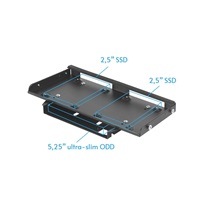 CHIEFTEC skříň Pro Cube Mini CN-01B-OP, ITX, Black, bez zdroje