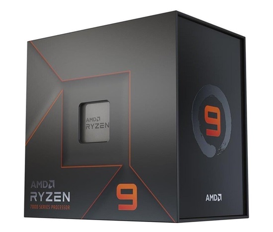 CPU AMD RYZEN 9 7900X WOF, 12-core, 4.7GHz, 64MB cache, 170W, socket AM5, BOX, bez chladiče