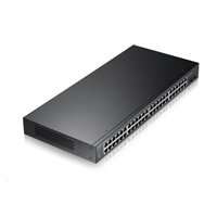 Zyxel GS1900-48 50portový gigabitový webový inteligentný prepínač, 48x gigabitový RJ45, 2x SFP