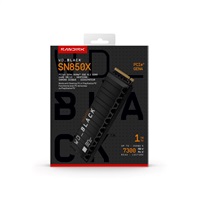 WD BLACK SSD NVMe 1TB PCIe SN850X Powered by SanDisk, Gen4, (R:7300, W:6300MB/s), Chladič