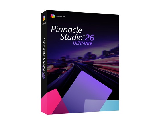 Pinnacle Studio 26 Ultimate ML EU - Windows, EN/CZ/DA/DE/ES/FI/FR/IT/NL/PL/SV - ESD