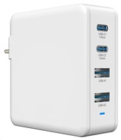 Viking nabíječka USB GaN 100W, podpora PD3.0 a QC4+, bílá