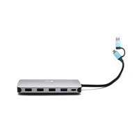 i-tec USB 3.0 USB-C/Thunderbolt 3x Display Metal Nano Dock with LAN, PD 100 W