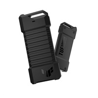 ASUS TUF GAMING A1 SSD NVME case, USB3.2 Gen 2X1, M.2 NVMe SSD kovový box, černá
