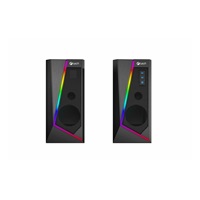 C-TECH reproduktory SPK-17, 2.0, RGB, černá