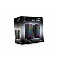 C-TECH reproduktory SPK-17, 2.0, RGB, černá
