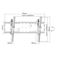 Reflecta PLANO Flat 70-8040T nástěnný TV držák