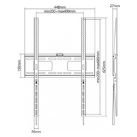 Reflecta PLANO Flat 75-4060 Portrait nástěnný TV držák