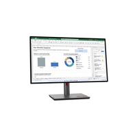 LENOVO LCD P27h-20 - 27‘‘,IPS,matný,16:09,2560x1440,178/178,4ms,350cd/m2,1000:1,HDMI,DP,USB-C,USB Hub,VESA,Pivot