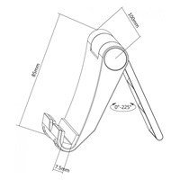 Stojan na tablet Reflecta TABULA Travel Ultra
