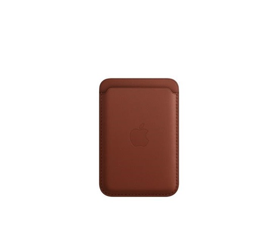 APPLE iPhone kožená peněženka s MagSafe - Umber
