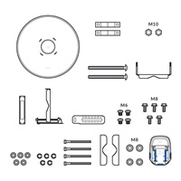 UBNT UISP-Dish, Anténa, směrová, parabolická, 5GHz, 5-6°/6,5-8°, 30dBi, 30km