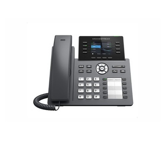 Grandstream GRP2616 [telefón VoIP - 6x účet SIP, HD audio, 48 prog.tl+6 predvolieb, 2xLAN 1Gbps, WiFi,USB,Bluetooth,PoE]