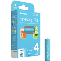 PANASONIC HR03 AAA 4LCCE/4BE ENELOOP LITE N, 550 mAh (Blistr 4ks)