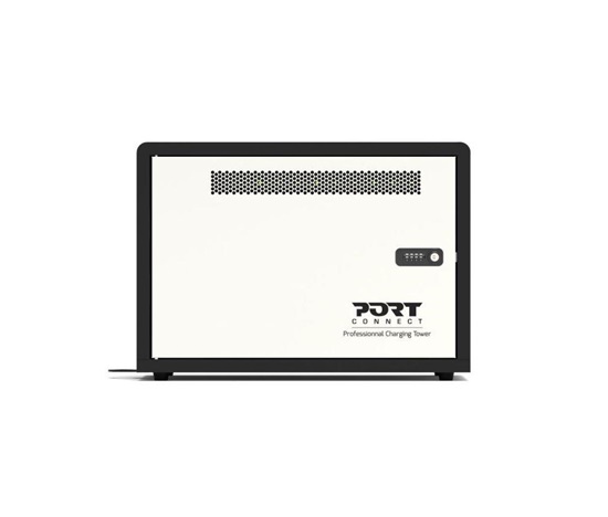 PORT nabíjecí skříňka pro 10 tabletů, černá a béžová