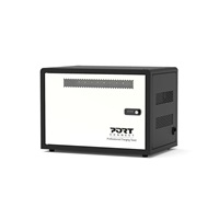 PORT nabíjecí skříňka pro 10 tabletů, černá a béžová