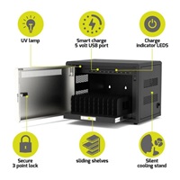 PORT nabíjecí skříňka pro 10 tabletů, černá a béžová