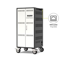 PORT nabíjecí skříňka pro 30 notebooků + 1 Rack U19", černá-béžová