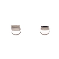 PremiumCord Magnetický micro USB a USB-C nabíjecí a datový kabel, 1m, stříbrná