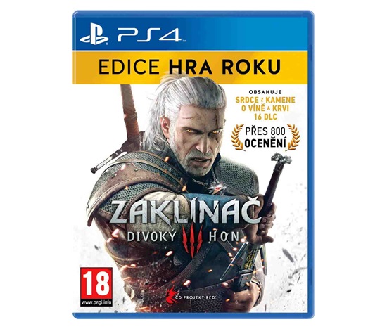 PS4 hra Zaklínač 3 Divoký Hon Edice Hra roku