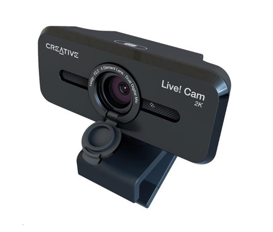 Creative LIVE! CAM SYNC V3, webkamera, 2K QHD, 4x dig. zoom, mikrofony