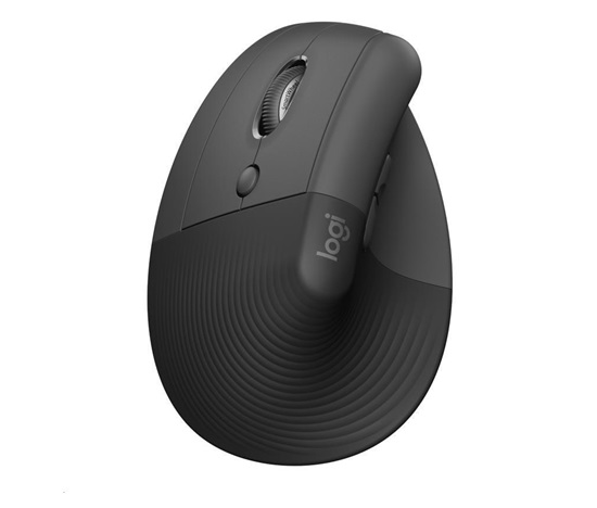 Logitech Lift Left Vertikální ergonomická myš pro leváky, graphite/ black