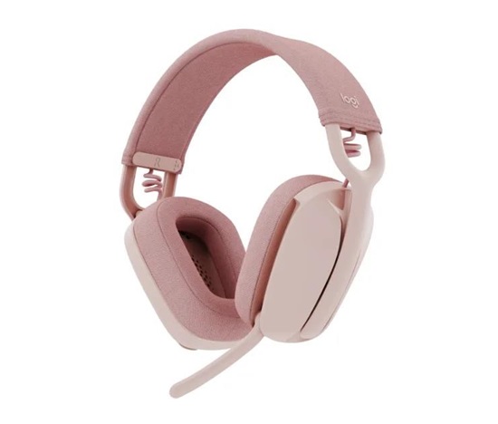 Logitech Zone Vibe 100 Wireless Headset, rose