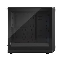 FRACTAL DESIGN skříň Focus 2 RGB Black TG Clear Tint, 2x USB 3.0, bez zdroje, mATX