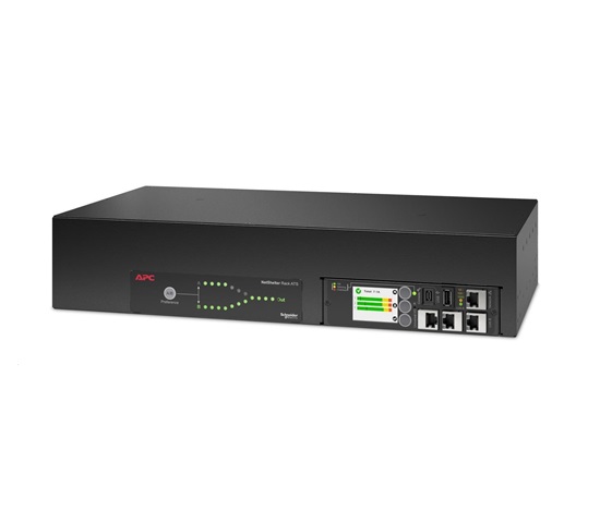 APC Rack ATS, 230V, 32A, (16)C13 (2)C19 out, 2U, IEC 309 32A 2P+E (2) (2.44m)