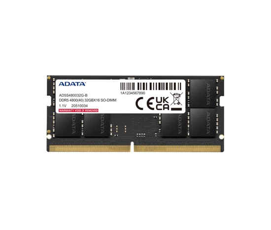 ADATA SODIMM DDR5 8GB 4800MHz CL40, Single Tray