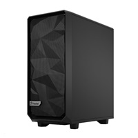 FRACTAL DESIGN skříň Meshify 2 Compact Black Solid, USB 3.1 Type-C, 2x USB 3.0, bez zdroje, mATX
