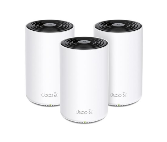 TP-Link Deco XE75 Pro(3-pack) WiFi6E Mesh (AXE5400,2,4GHz/5GHz/6GHz,1x2,5GbELAN/WAN,2xGbELAN)