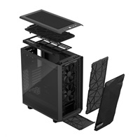 FRACTAL DESIGN skříň Meshify 2 Compact Gray TG Light Tint, USB 3.1 Type-C, 2x USB 3.0, bez zdroje, mATX