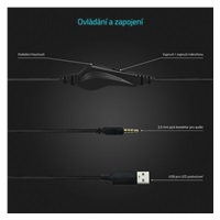 LAMAX Heroes Guard1 - náhlavní sluchátka - černá