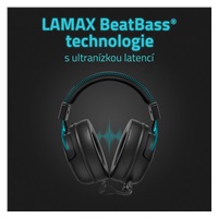 LAMAX Heroes Defender1 - náhlavní sluchátka - černá
