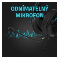 LAMAX Heroes Defender1 - náhlavní sluchátka - černá