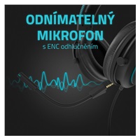 LAMAX Heroes General1 - náhlavní sluchátka - černá