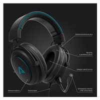 LAMAX Heroes General1 - náhlavní sluchátka - černá