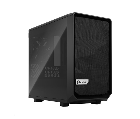 FRACTAL DESIGN skříň Meshify 2 Nano Black TG Dark Tint, USB 3.1 Type-C, 2x USB 3.0, bez zdroje, miniITX