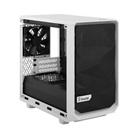 FRACTAL DESIGN skříň Meshify 2 Nano White TG Clear Tint, USB 3.1 Type-C, 2x USB 3.0, bez zdroje, miniITX